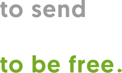 to send, to save, to be free